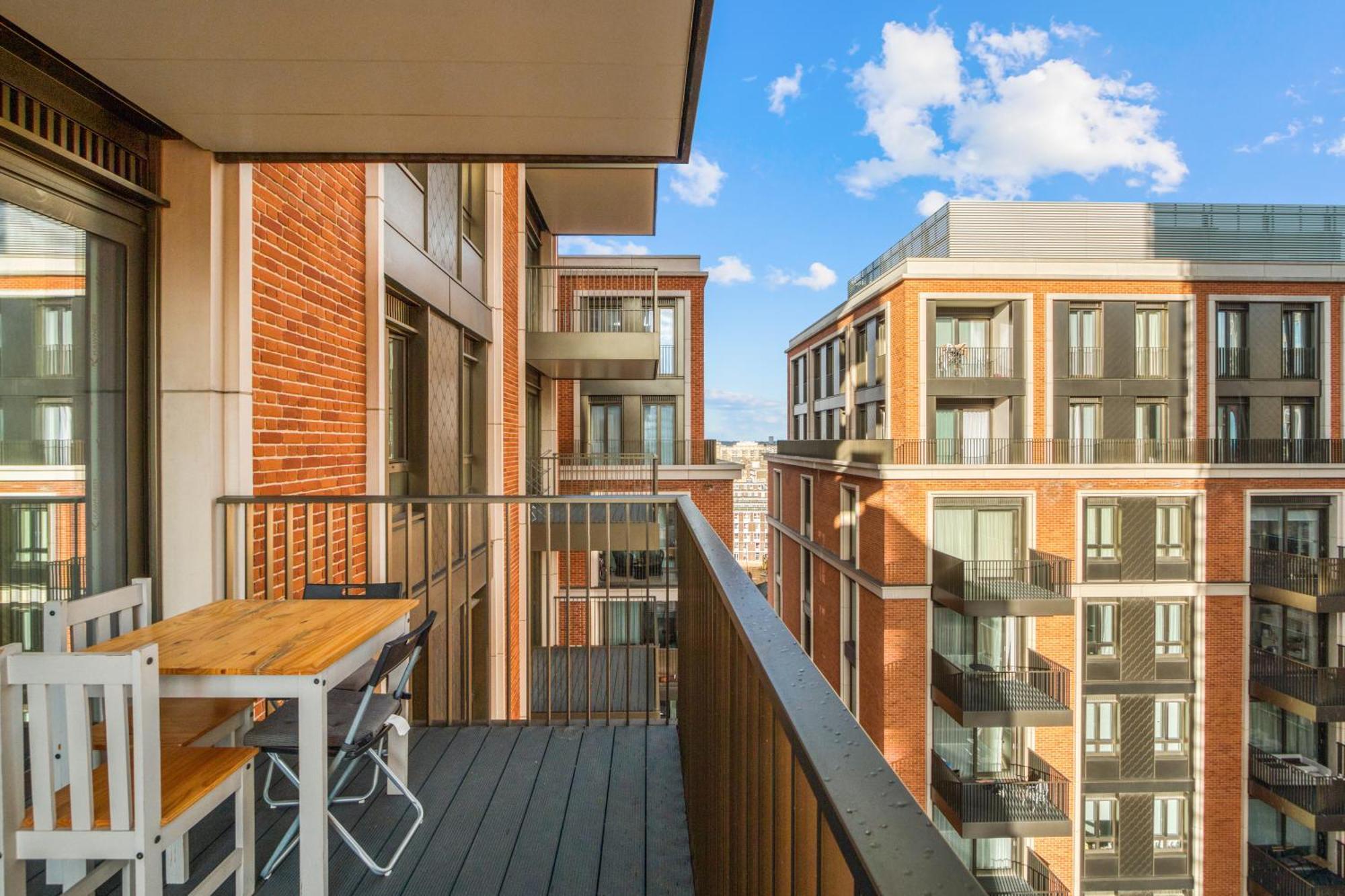 Apartamento Hyde Park Luxury 2br 2ba Balcony Londres